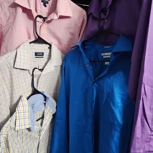 Chaps Men's Shirts in Pink, Blue, and Purple